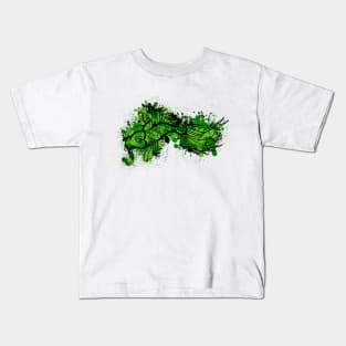 Green Koi Splash Kids T-Shirt